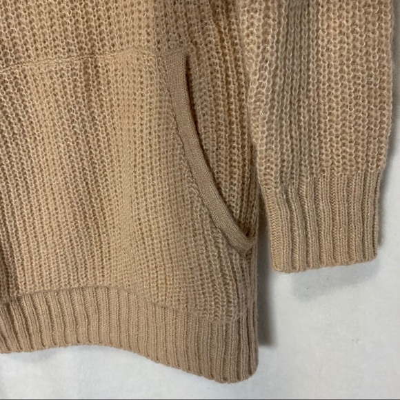 NWT H&M Beige Knit Pullover Hoodie - Picture 11 of 11